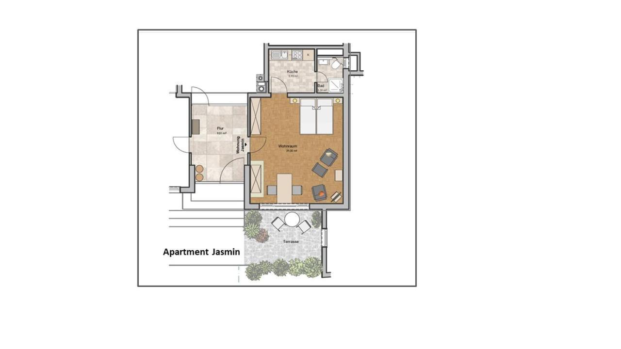 Ferienwohnung Urban - Jasmin -- 梅尔斯堡 外观 照片